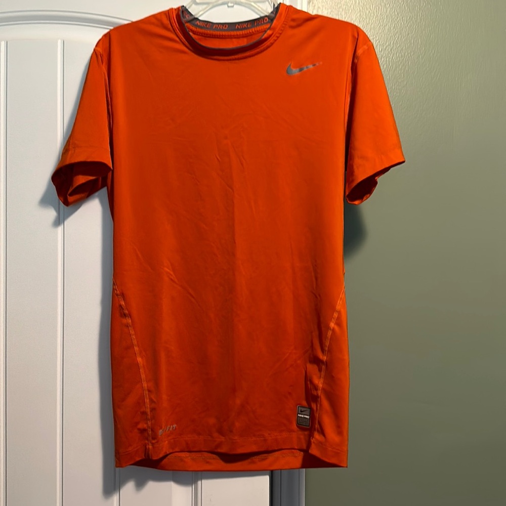 Orange Nike Pro T